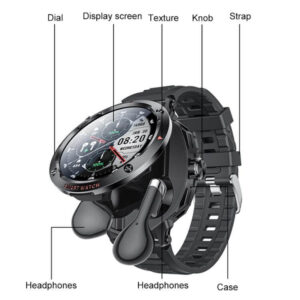 Montre connectée avec écouteurs 2en1 IO50 YESIDO
