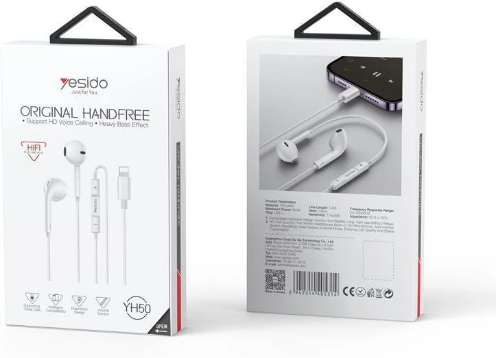 Écouteurs Filaires YH50 Lightning YESIDO – Image 3