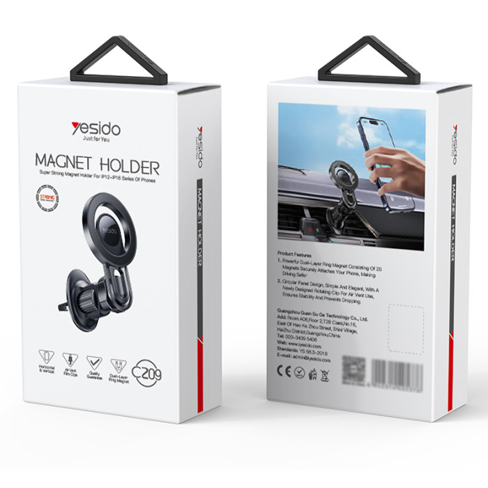 Support Magnétique Téléphone C209 YESIDO