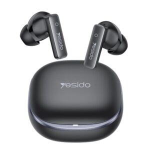 Yesido TWS43 – Écouteurs Bluetooth 6.0 à réduction de bruit active ANC