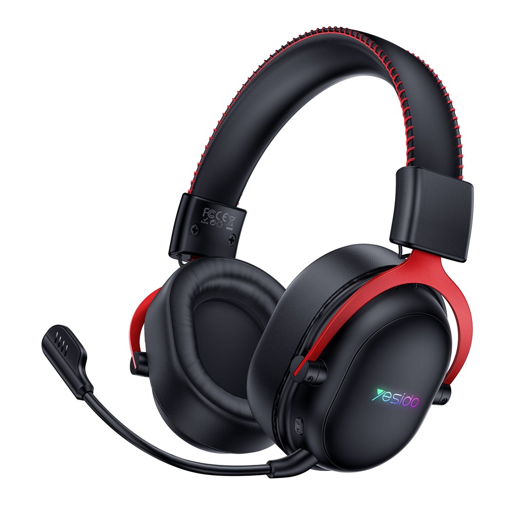 Casque Gamer Sans Fil Yesido EK07 – 3 Modes Bluetooth 5.2, 2.4G & Jack 3,5 mm, Micro Amovible