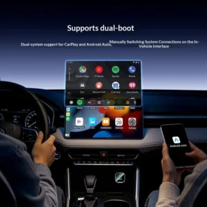 KM31 Adaptateur CarPlay et Android Auto Sans Fil 2 en 1 – YESIDO