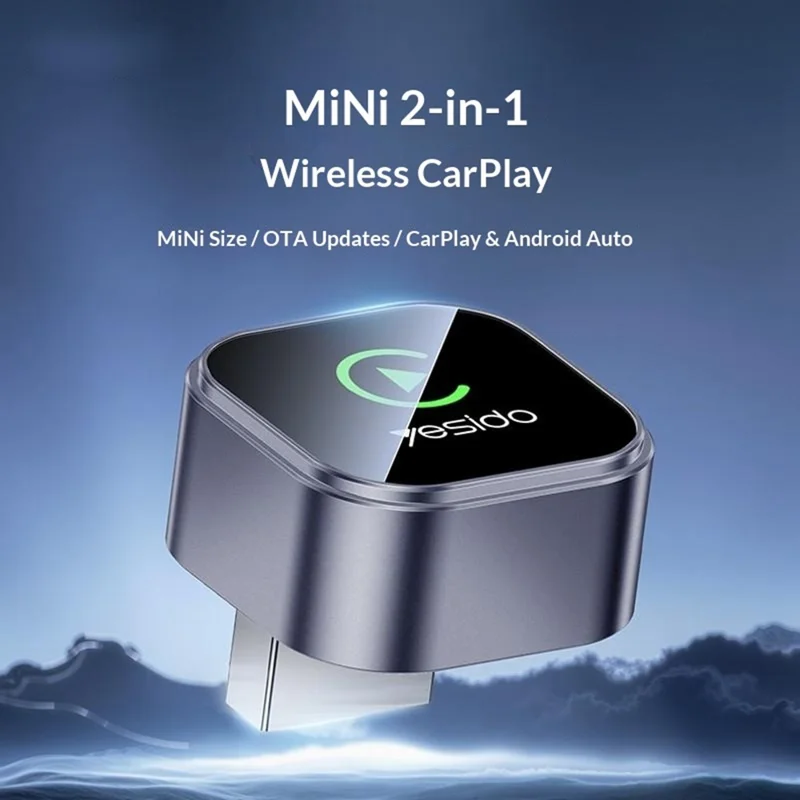 KM31 Adaptateur CarPlay et Android Auto Sans Fil 2 en 1 – YESIDO