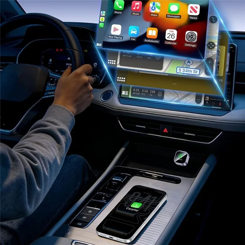KM31 Adaptateur CarPlay et Android Auto Sans Fil 2 en 1 – YESIDO