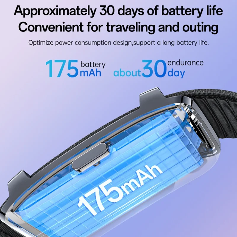IO45 Bracelet Connecté Sans Écran 1ATM Noir – YESIDO