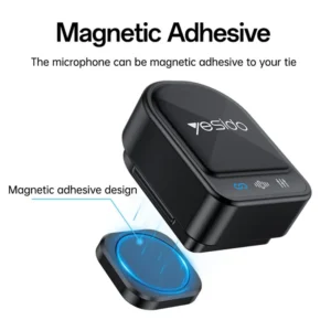 KR19 Kit de 2 Micros Cravate Sans Fil Magnétiques 100 m – YESIDO