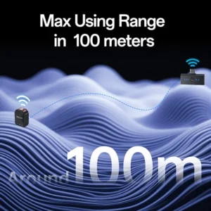 KR19 Kit de 2 Micros Cravate Sans Fil Magnétiques 100 m – YESIDO