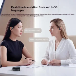 YSP33 Écouteurs Bluetooth Open-Ear Traduction IA 58 Langues – YESIDO