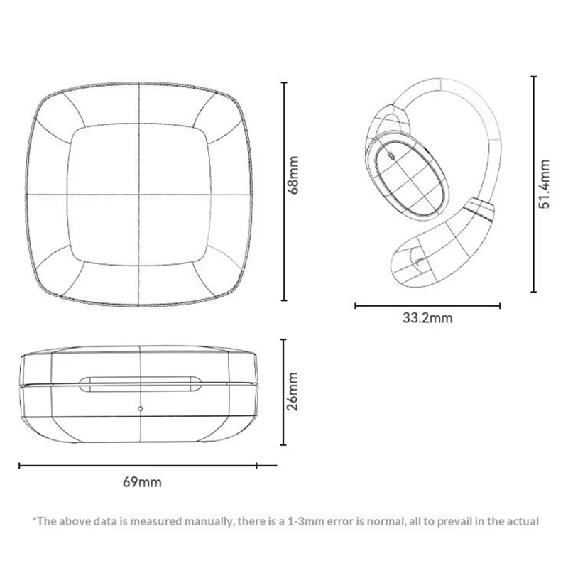 YSP33 Écouteurs Bluetooth Open-Ear Traduction IA 58 Langues – YESIDO