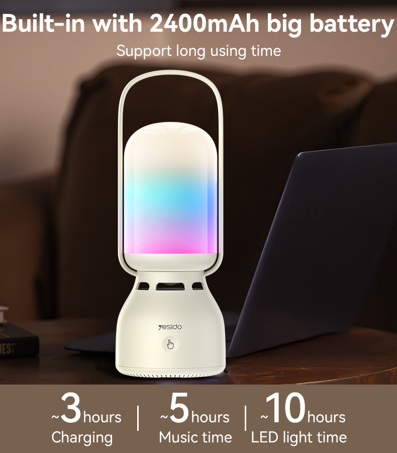 YSW26 Enceinte Bluetooth RGB 5W 2400 mAh – YESIDO