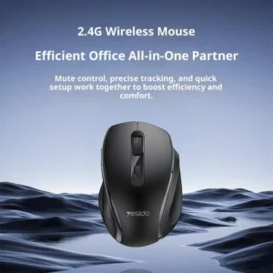 KB45 Souris Sans Fil Silencieuse 2,4 GHz 6 Boutons 2400 DPI – YESIDO