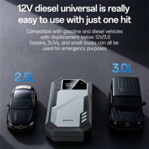VC11 Démarreur de Voiture 12V 6000 mAh 800A – YESIDO